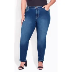 Women's Plus Size Butter Denim Skinny Jean Mid Wash - Average | AVENUE -Cheap Clad Fine Store GUEST 00b45d4a 1958 4c4e a33e 57006a1e43b1