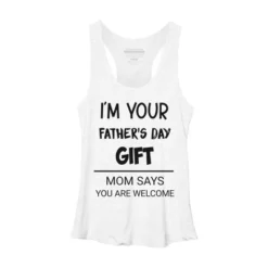 Women's Design By Humans I'm Your Father's Day Gift Black Text By Sukhendu12 Racerback Tank Top -Cheap Clad Fine Store GUEST 00dd5731 89dc 43d0 afcb a1032b384eeb