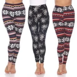 Women's Pack Of 3 Leggings - One Size Fits Most - White Mark -Cheap Clad Fine Store GUEST 03d4ff43 a956 4fd4 a571 35e759eb6ed2