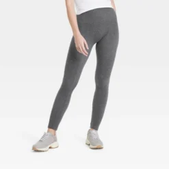 Women's High Waisted Cotton Seamless Fleece Lined Leggings - A New Day™ -Cheap Clad Fine Store GUEST 04147627 f759 40af b038 3f65353d1dad