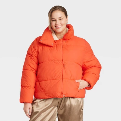 Women's Short Relaxed Puffer Jacket - A New Day™ 8 Women's Short Relaxed Puffer Jacket - A New Day™ - Image 6