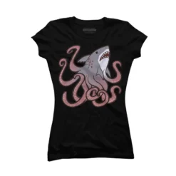 Junior's Design By Humans Sharktopus By Owlapin T-Shirt -Cheap Clad Fine Store GUEST 06bb0991 f377 48e2 810e 0b402e2c3541