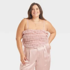 Women's Tiny Tulle Tank Top - A New Day™ -Cheap Clad Fine Store GUEST 0816d1cb b246 4315 8225 2c733d98190a