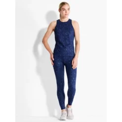 NIC + ZOE Spotted Blues Flexfit High Neck Tank -Cheap Clad Fine Store GUEST 09b9e029 a5c0 4891 aa1e 1cfbb417297d