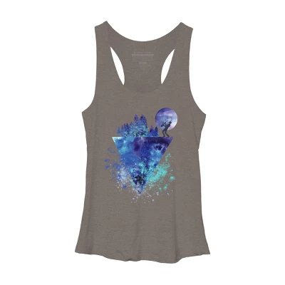 Women's Design By Humans Play Music On The Edge By Maryedenoa Racerback Tank Top 5 Women's Design By Humans Play Music On The Edge By Maryedenoa Racerback Tank Top - Image 3