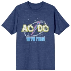 AC/DC ACDC Live 1978 Tour Crew Neck Short Sleeve Navy Heather Women's T-shirt 7 AC/DC ACDC Live 1978 Tour Crew Neck Short Sleeve Navy Heather Women's T-shirt -Cheap Clad Fine Store GUEST 0a956f86 f0f8 46a9 94b2 f1d76235529a