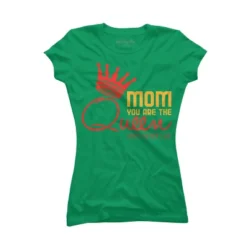 Junior's Design By Humans Mother's Day Mom You Are The Queen By Tmsarts T-Shirt -Cheap Clad Fine Store GUEST 0b3d7330 4bbf 4562 b6b5 0ef55522bdcc