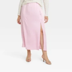 Women's Satin Slip Skirt - A New Day™ Light Pink -Cheap Clad Fine Store GUEST 0b7fc493 772b 4268 9224 fa50a0ba3cca