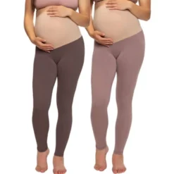 Felina Women's Velvety Soft Maternity Leggings For Women - Yoga Pants For Women, Maternity Clothes - (2-Pack) -Cheap Clad Fine Store GUEST 0d0f7c0d 27f2 43fb bb2e c56e25d380a6