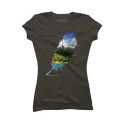 Junior's Design By Humans Wherever Wind Takes Me By Sebasebi T-Shirt -Cheap Clad Fine Store GUEST 12319d78 bb4a 4878 b23c af25fa912a68