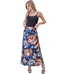 Womens Floral Elastic Waistband Maxi Skirt 12 Womens Floral Elastic Waistband Maxi Skirt -Cheap Clad Fine Store GUEST 19198f57 8984 4d8c 9bb7 efacb735a2e7