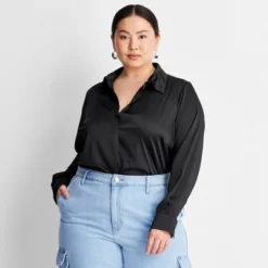 Women's Long Sleeve Button-Front Shirt - A New Day™ 15 Women's Long Sleeve Button-Front Shirt - A New Day™ -Cheap Clad Fine Store GUEST 1b86a52e cc73 4930 a31b 25638b8d413d