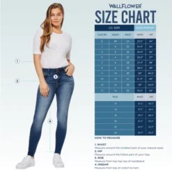 WallFlower Women's Luscious Curvy Bootcut Mid-Rise Insta Stretch Juniors Jeans (Standard And Plus) -Cheap Clad Fine Store GUEST 1bd9b978 e5e1 4d36 9da6 73c5e135dd70