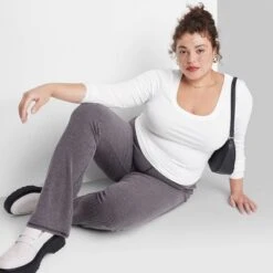 Women's Long Sleeve Scoop Neck T-Shirt - Wild Fable™ -Cheap Clad Fine Store GUEST 1c2514ab 3602 43a8 b2ad 635e46781aec