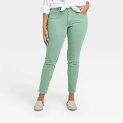 Women's Mid-Rise Skinny Stretch Ankle Jeans - Universal Thread™ Green -Cheap Clad Fine Store GUEST 1c93e9a4 5345 4b24 b5de a0e91d3f6615