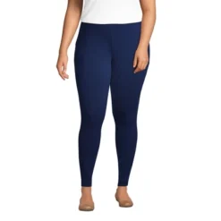 Lands' End Women's Starfish Mid Rise Knit Leggings -Cheap Clad Fine Store GUEST 1cc98d65 fc60 4ff1 a20c 27ff7618f65f