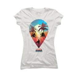 Junior's Design By Humans Summer Vibes By Clingcling T-Shirt -Cheap Clad Fine Store GUEST 1dfbb9bf 441d 44e4 85c1 6228c211e6b5