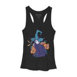 Women's Design By Humans Spooky Cat By Jess1586 Racerback Tank Top -Cheap Clad Fine Store GUEST 20e4a45d 6007 4933 9389 175e0de775e8