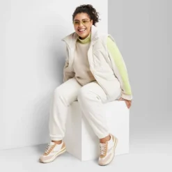 Women's Matte Cropped Puffer Vest - Wild Fable™ -Cheap Clad Fine Store GUEST 21d50dbe 6836 4ea4 a513 140f5c41cc0d