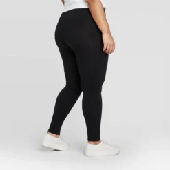 Women's High Waisted Cotton Blend Seamless Leggings - A New Day™ -Cheap Clad Fine Store GUEST 22f84a07 56dd 4816 9713 2464bb4a44ce