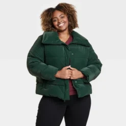 Women's Short Puffer Jacket - Ava & Viv™ -Cheap Clad Fine Store GUEST 23f227c6 e6c9 474f baed 88326654e561