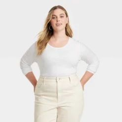 Women's Slim Fit Long Sleeve T-Shirt - Universal Thread™ -Cheap Clad Fine Store GUEST 24ab7886 0e1d 4f19 8a4d cd165b293f67