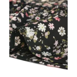 Allegra K Women's Ruffle Hem Elastic Waist Flowy A-Line Swing Floral Midi Skirt -Cheap Clad Fine Store GUEST 24d1ed24 5ce0 4666 a02f cde13606db61