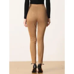 Allegra K Women's Faux Suede High Waisted Elastic Slim Casual Leggings Pants 10 Allegra K Women's Faux Suede High Waisted Elastic Slim Casual Leggings Pants -Cheap Clad Fine Store GUEST 27a6c963 aac7 4aac 9e08 2aea7ab52808