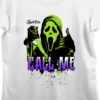 Ghostface Call Me Women's White T-Shirt -Cheap Clad Fine Store GUEST 31fdb33f 7bec 4a04 87d1 e6005a239c64