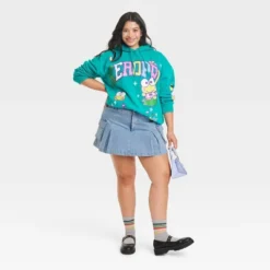 Women's Sanrio Keroppi Graphic Hoodie - Green -Cheap Clad Fine Store GUEST 339daf1d 8939 42da 9a12 ae023daa876e