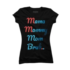 Junior's Design By Humans Mother's Day Mama Mommy Mom Bruh By Prsfashion T-Shirt -Cheap Clad Fine Store GUEST 36e202fe cc73 46d3 ac8d f44524855994
