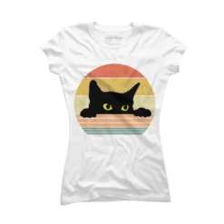 Junior's Design By Humans Cat Tee Retro Style By MeowShop T-Shirt 15 Junior's Design By Humans Cat Tee Retro Style By MeowShop T-Shirt -Cheap Clad Fine Store GUEST 3708f709 26ff 459d 995f fa6c94d2ef3f