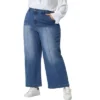 Agnes Orinda Women's Plus Size Wide Leg Baggy Washed Stretch With Pockets Denim Ankle Jeans 1 Agnes Orinda Women's Plus Size Wide Leg Baggy Washed Stretch With Pockets Denim Ankle Jeans -Cheap Clad Fine Store GUEST 3798334a 5cb0 4ccf b161 689897dbaa67