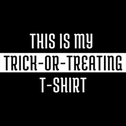 Junior's Design By Humans Trick Or Treating By Beeyou T-Shirt