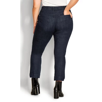 Women's Plus Size Greer Jean - Dark Wash | AVENUE 3 Women's Plus Size Greer Jean - Dark Wash | AVENUE