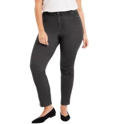 June + Vie By Roaman's Women’s Plus Size Curvie Fit Straight-Leg Jeans -Cheap Clad Fine Store GUEST 3d9c136b cc32 469d b9cd fc1e5206ae92