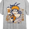 Naruto Shippuden Naruto With Ichiraku Ramen Crew Neck Short Sleeve Athletic Heather Women's Night Shirt -Cheap Clad Fine Store GUEST 3ef3a583 5253 4080 ae6f 40052167e2c6