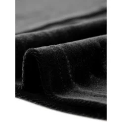 Agnes Orinda Women's Plus Size Velvet Stretch High Waist Ruched Pencil Bodycon Mini Club Skirt -Cheap Clad Fine Store GUEST 487016f3 1386 4781 8bd7 fe03e9781903