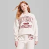 Women's Ascot + Hart Beverly Hills Graphic Pullover Sweatshirt - Beige -Cheap Clad Fine Store GUEST 4ef818fc f583 40d9 9a32 084f27f14eba