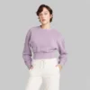 Women's Cropped Crewneck Pullover Sweatshirt - Wild Fable™ -Cheap Clad Fine Store GUEST 5005fa54 a784 4a0f 8f0e c63550de0928