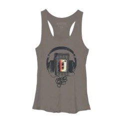 Women's Design By Humans Sound Trip By Clingcling Racerback Tank Top -Cheap Clad Fine Store GUEST 50267a31 47bc 4486 8517 36ccc36fa675