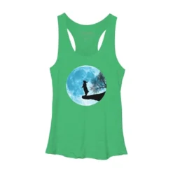 Women's Design By Humans Moon Bunny By Maryedenoa Racerback Tank Top -Cheap Clad Fine Store GUEST 535958df 5237 43fb 87fb b5adde2f3bb8