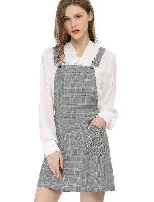 Allegra K Women's Causal Adjustable Strap Above Knee Suspender Skirts 15 Allegra K Women's Causal Adjustable Strap Above Knee Suspender Skirts - Image 13