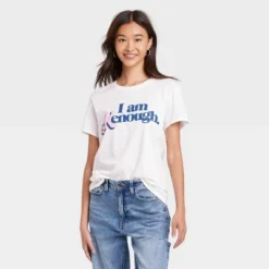 Women's Barbie "Kenough" Short Sleeve Graphic T-Shirt - White -Cheap Clad Fine Store GUEST 57b1f316 936b 47c7 b5da ff253c6b5e65