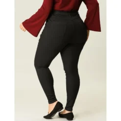 Agnes Orinda Women's Plus Size Mid Rise Zip Fly Skinny Ripped Jeans 12 Agnes Orinda Women's Plus Size Mid Rise Zip Fly Skinny Ripped Jeans -Cheap Clad Fine Store GUEST 57c97f69 322e 4e76 9a1f f881f7a3955d