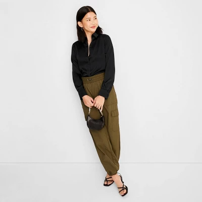 Women's Long Sleeve Button-Front Shirt - A New Day™ 4 Women's Long Sleeve Button-Front Shirt - A New Day™ - Image 2