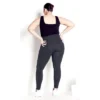 Women's Plus Size Supima® High Rise Legging Charcoal - Average | AVENUE LEISURE -Cheap Clad Fine Store GUEST 5a1c0c1c e23a 4089 a4f5 c04c99571ec9