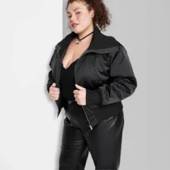Women's Satin Bomber Jacket - Wild Fable™ 9 Women's Satin Bomber Jacket - Wild Fable™ -Cheap Clad Fine Store GUEST 5a2e537b 386f 4b86 b4c1 4c96042aeab6