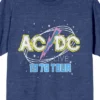 AC/DC ACDC Live 1978 Tour Crew Neck Short Sleeve Navy Heather Women's T-shirt -Cheap Clad Fine Store GUEST 5ae80664 88cd 4f48 a936 d21c4813b07e