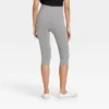 Women's High-Waist Cotton Blend Seamless Capri Leggings - A New Day™ -Cheap Clad Fine Store GUEST 5aeae58c 62c7 45a3 b468 5e9aea077987